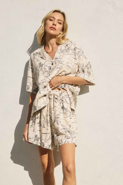 Oceanside Shorts Set