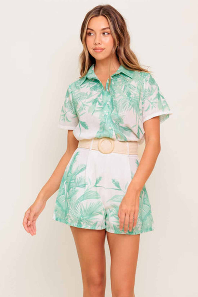 Garden Light Shorts Set