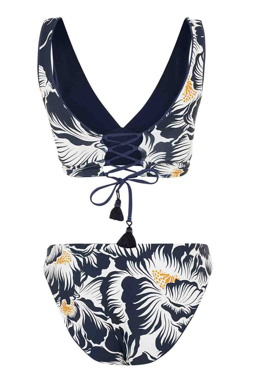 Maaji French Navy Allure Sublimity Bikini Set reversible back