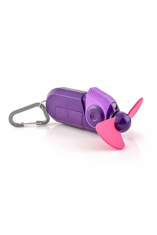 Purple Sport Carabiner Fan