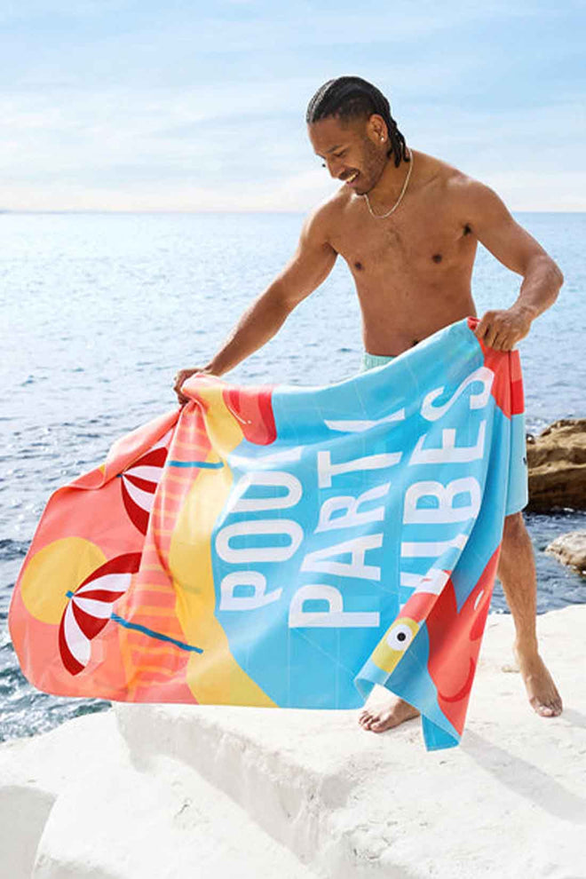 Dock and Bay Pool Party Vibes XL Towel lifestyle