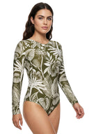 Garotas Selvatica Printed Long Sleeve One Piece