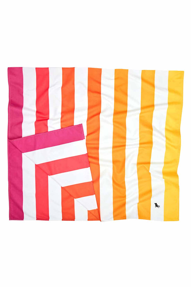 Dock and Bay Summer Peach Sunrise XL Towel fold