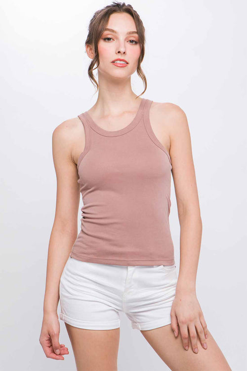 Belen Almond Tank Top