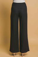 Black Linen Pants Set back