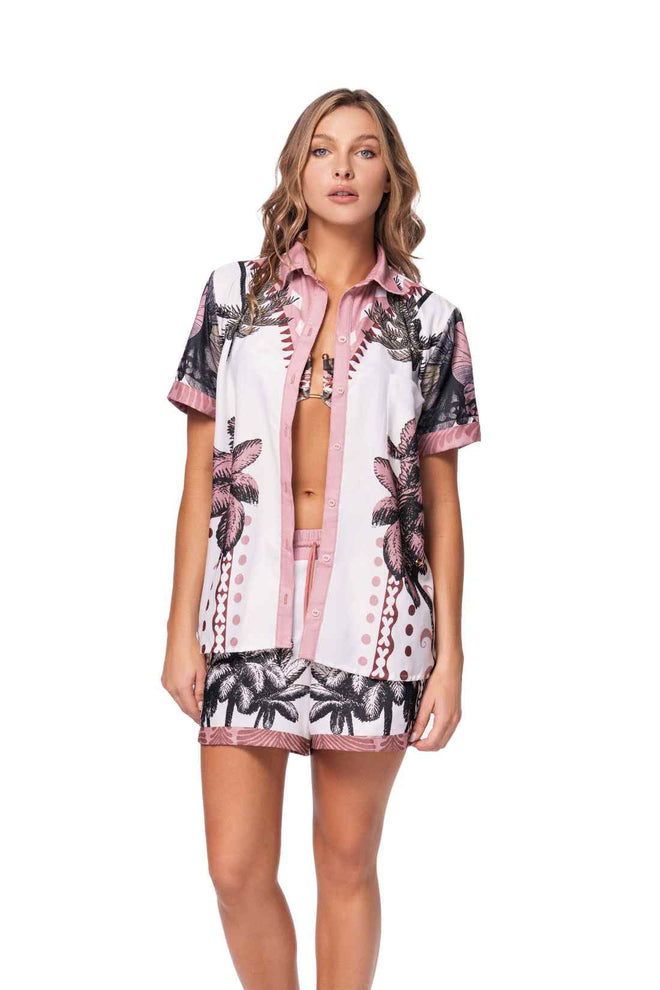 Ola Azul Noah Harper Bali Shorts Set front