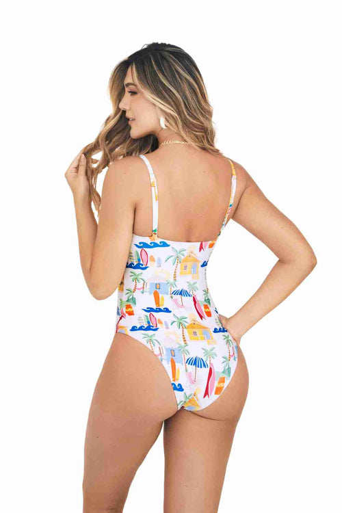 Chamela Good Vibes One Piece back