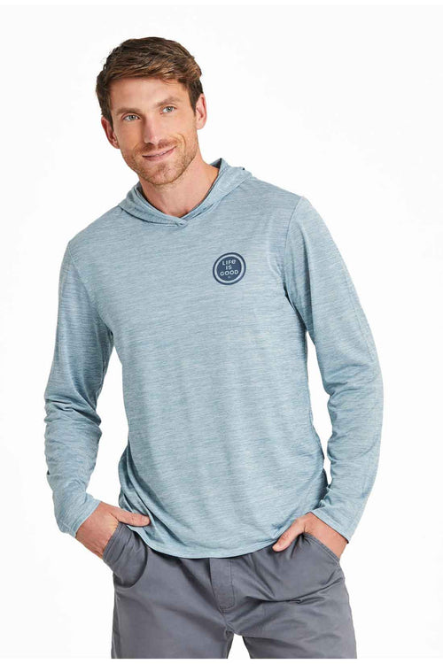 Darkest Blue Fish More Bass Hoodie