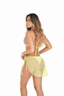 Chamela Good Vibes Short Pareo back