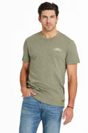 Life is Good Moss Green Crafty Positive Tee