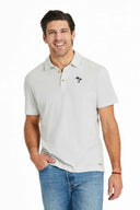 Life is Good Fog Gray Clean Palms Polo