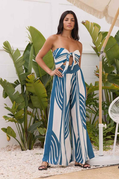 Deep Sea Abstract Jumpsuit