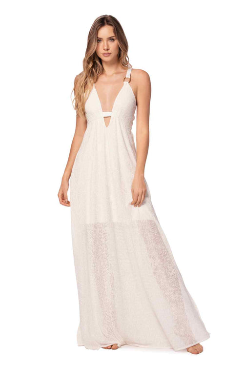 Ola Azul Lilly Lune Maxi Dress front