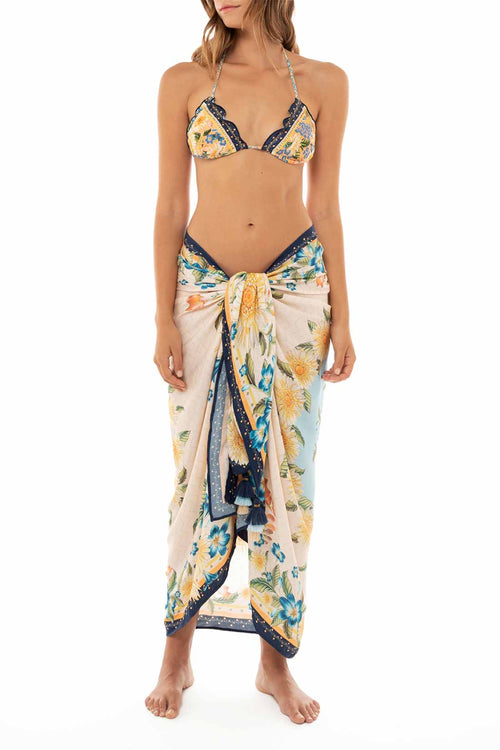 Agua Bendita Marine Jardim Sarong front