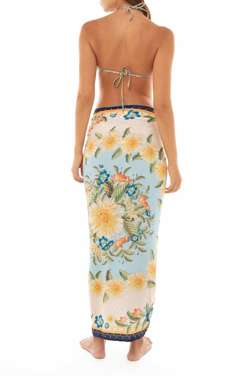 Agua Bendita Marine Jardim Sarong back