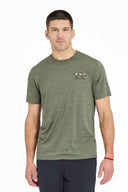 Life is Good Moss Green Vintage Fish Tee