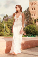 Ola Azul Lilly Lune Maxi Dress