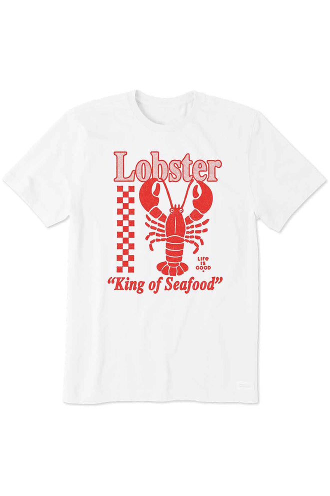 Life is Good Cloud White King Seafood Tee