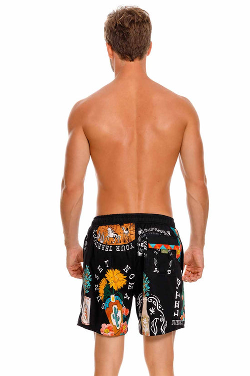 Agua Bendita Joe Nopal Swim trunk back