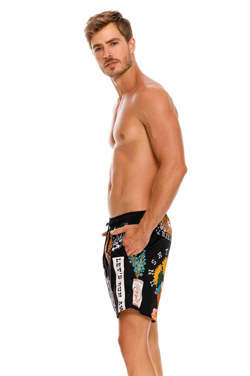 Agua Bendita Joe Nopal Swim trunk side