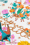 Agua Bendita Marine Nopal Sarong detail