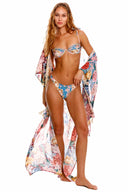 Agua Bendita Dara Blush Tunic open