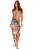 Agua Bendita Marine Blush Sarong