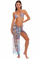 Agua Bendita Marine Silver Sarong