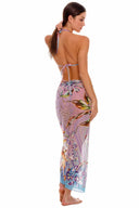 Agua Bendita Marine Silver Sarong back