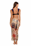 Agua Bendita Tock Fiore Skirt back