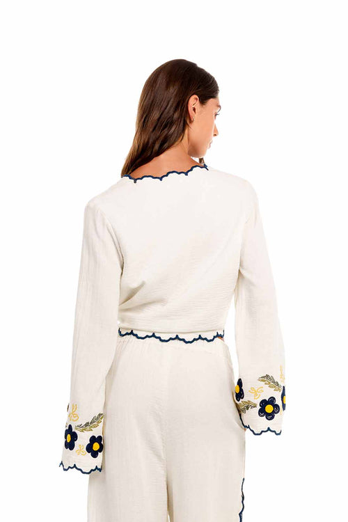 Agua Bendita Soleil Fiore Shirt back