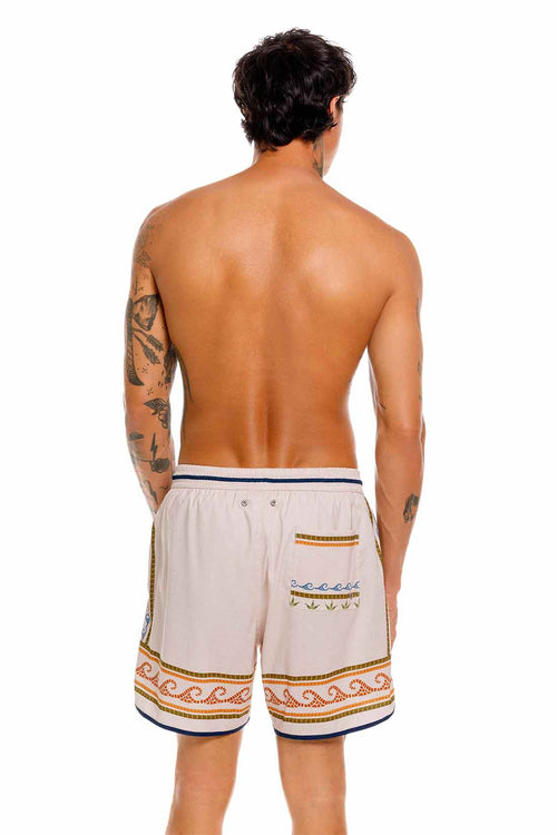 Agua Bendita Liam Fiore Swimtrunk back