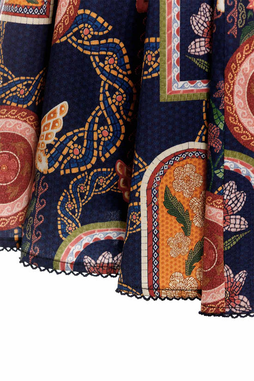 Agua Bendita Kristen Fiore Mini Dress details