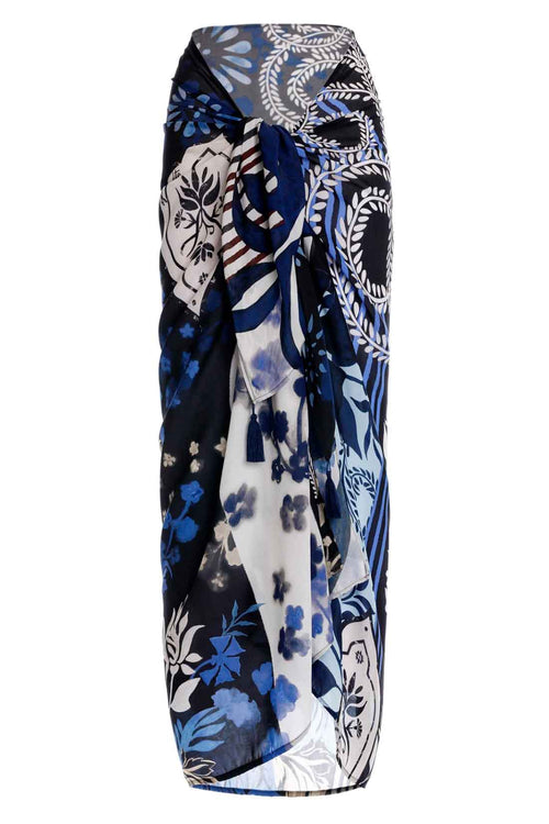 Agua Bendita Marine Batik Pareo details