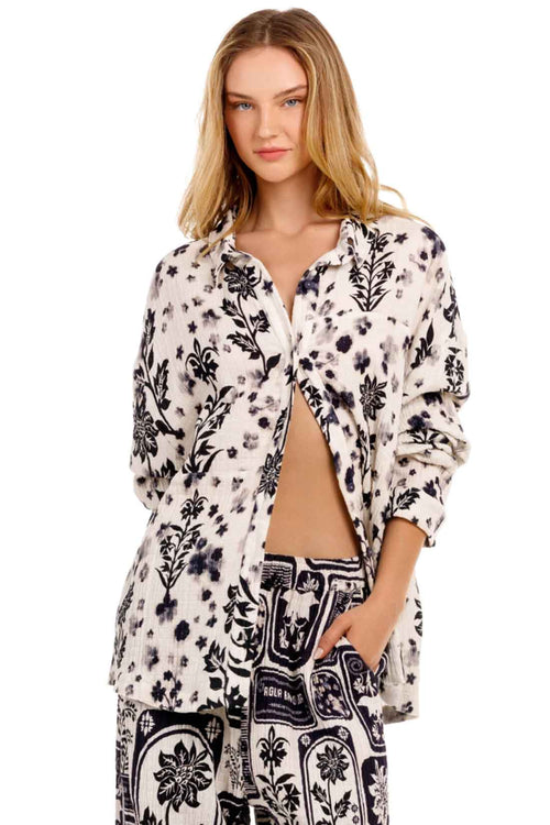 Agua Bendita Keshi Batik Shirt front