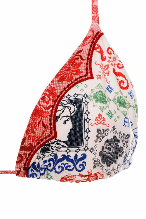 Agua Bendita Lolita Alegria Tissu Bikini Set detail