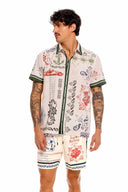 Agua Bendita Jack White Tissu Shirt