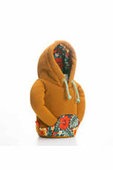 Puffin The Hoodie Honey Brown Island Time side