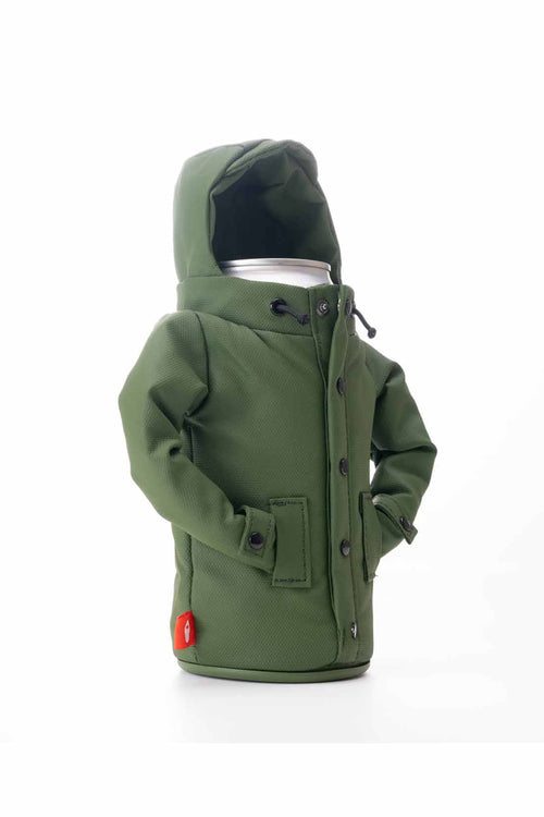 Puffin The Raincoat Olive Green side