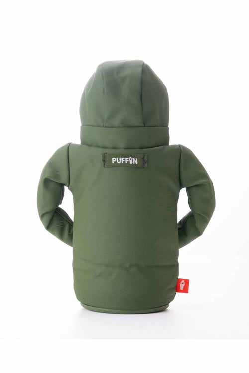 Puffin The Raincoat Olive Green back