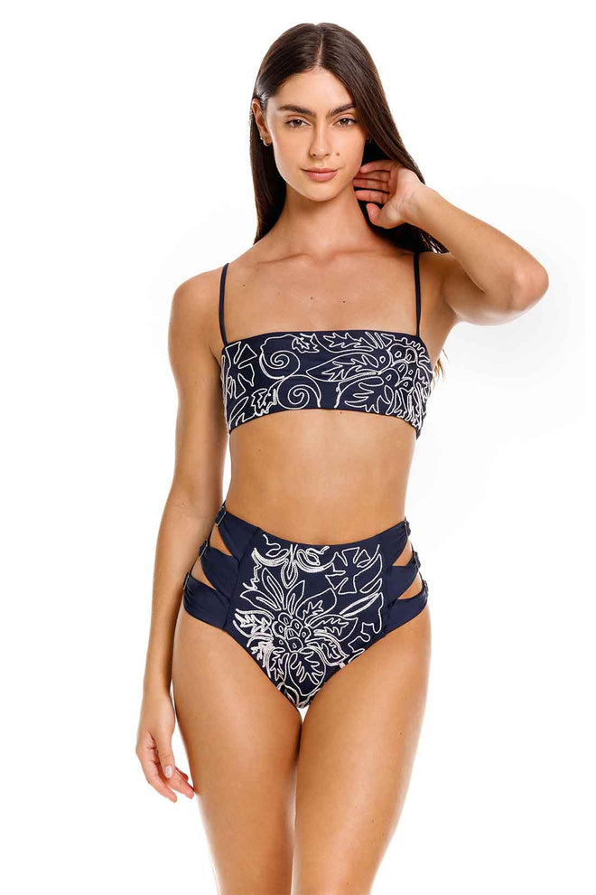 Agua Bendita Brietta Willa Batik Bikini Set front