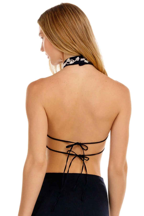 Agua Bendita Elay Batik Crop Top back