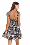Agua Bendita Amonita Batik Mini Dress back