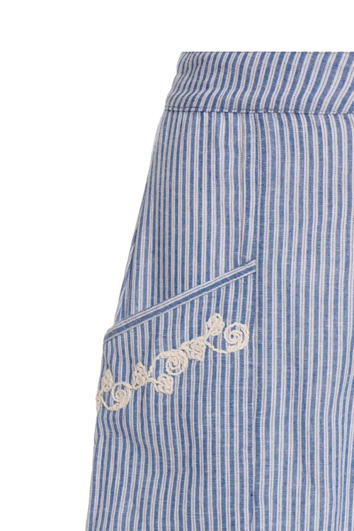 Agua Bendita Oprah Batik Pants details