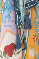 Agua Bendita Marine Solstice Pareo detail