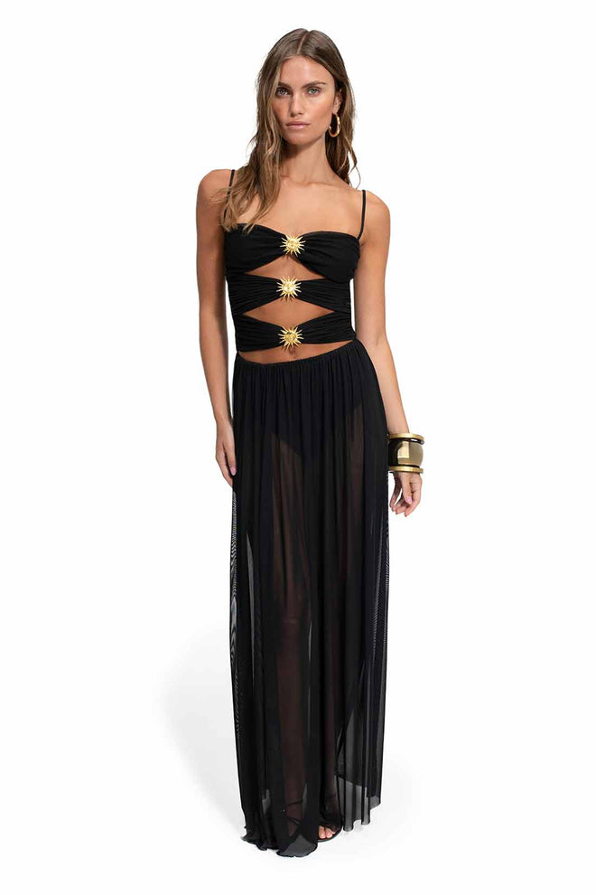 Agua Bendita Meeg Solstice Maxi Dress front