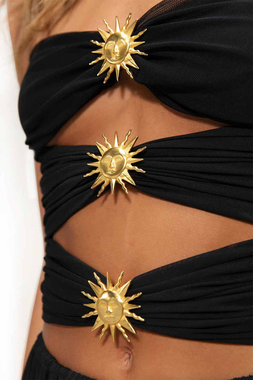 Agua Bendita Meeg Solstice Maxi Dress details
