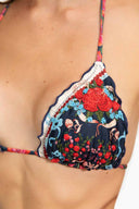 Agua Bendita Lolita Alegria Ruche Cherish Bikini Set detail