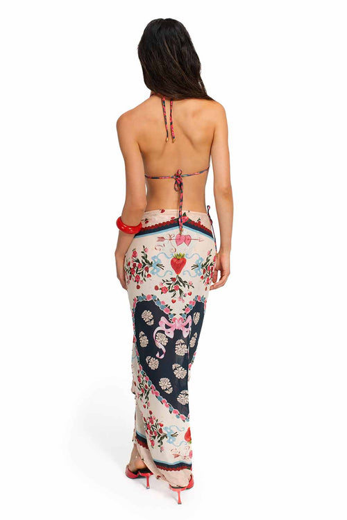 Agua Bendita Marine Cherish Pareo back