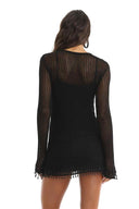 Agua Bendita Palmery Zafra Mini Dress back